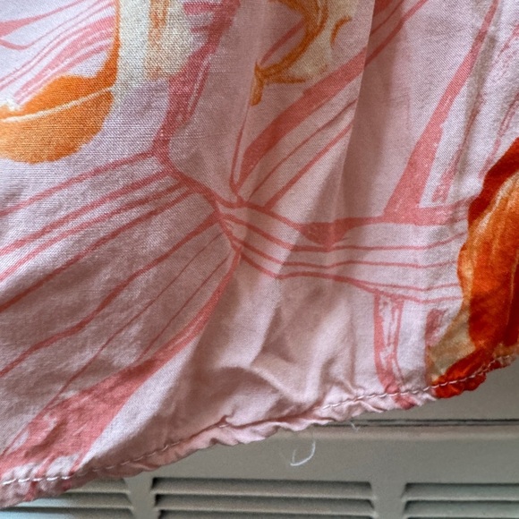 Abel the Label Flower Bomb Pink Orange Tropical Floral High Lo Maxi Dress M - Picture 12 of 14